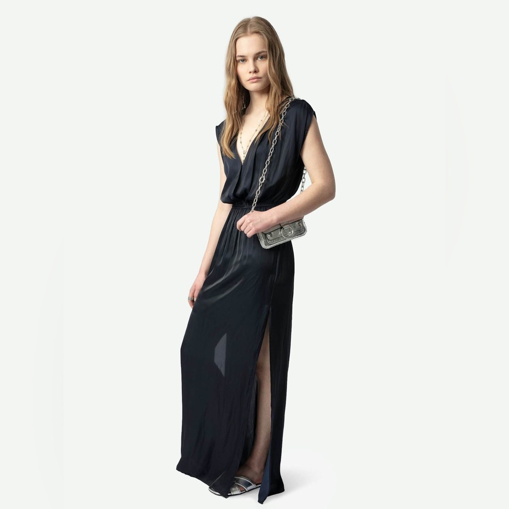 Zadig & Voltaire Ritmic Satin Dress - Picture 3 of 14